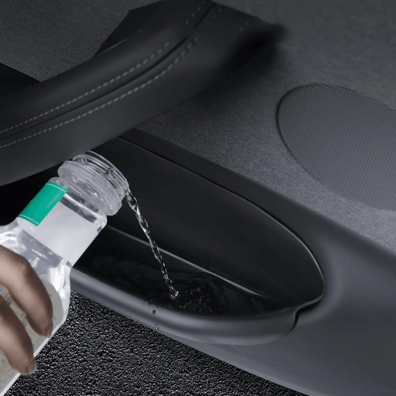 Pair of Full-Cover Rear Door Side Storage Boxes Compatible with Tesla Model 3 - Highland Edition - Evooor