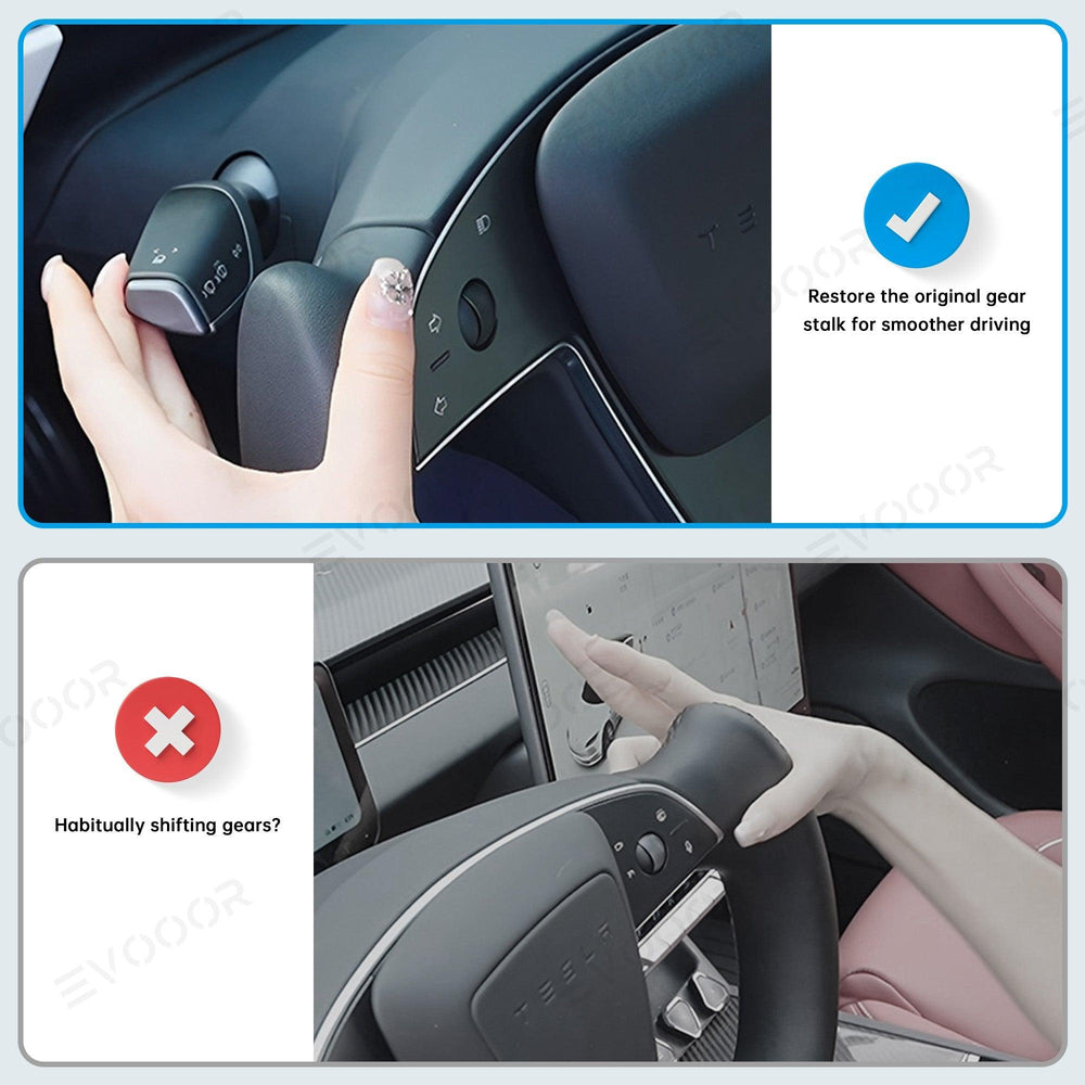 Model 3 Highland OEM Style Gear Shift Stalk Switch Turn Signal Lever Kit for Tesla - Evooor