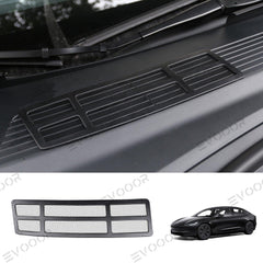 2024 Model 3 Highland Front Standby Storage Box Cover Air Conditioner Air Inlet Protective Mesh Grill Panel for Tesla - Evooor