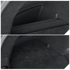 Tesla Model S 2023+ Rear Trunk Storage Organizer with Convenient Side Compartments - Evooor