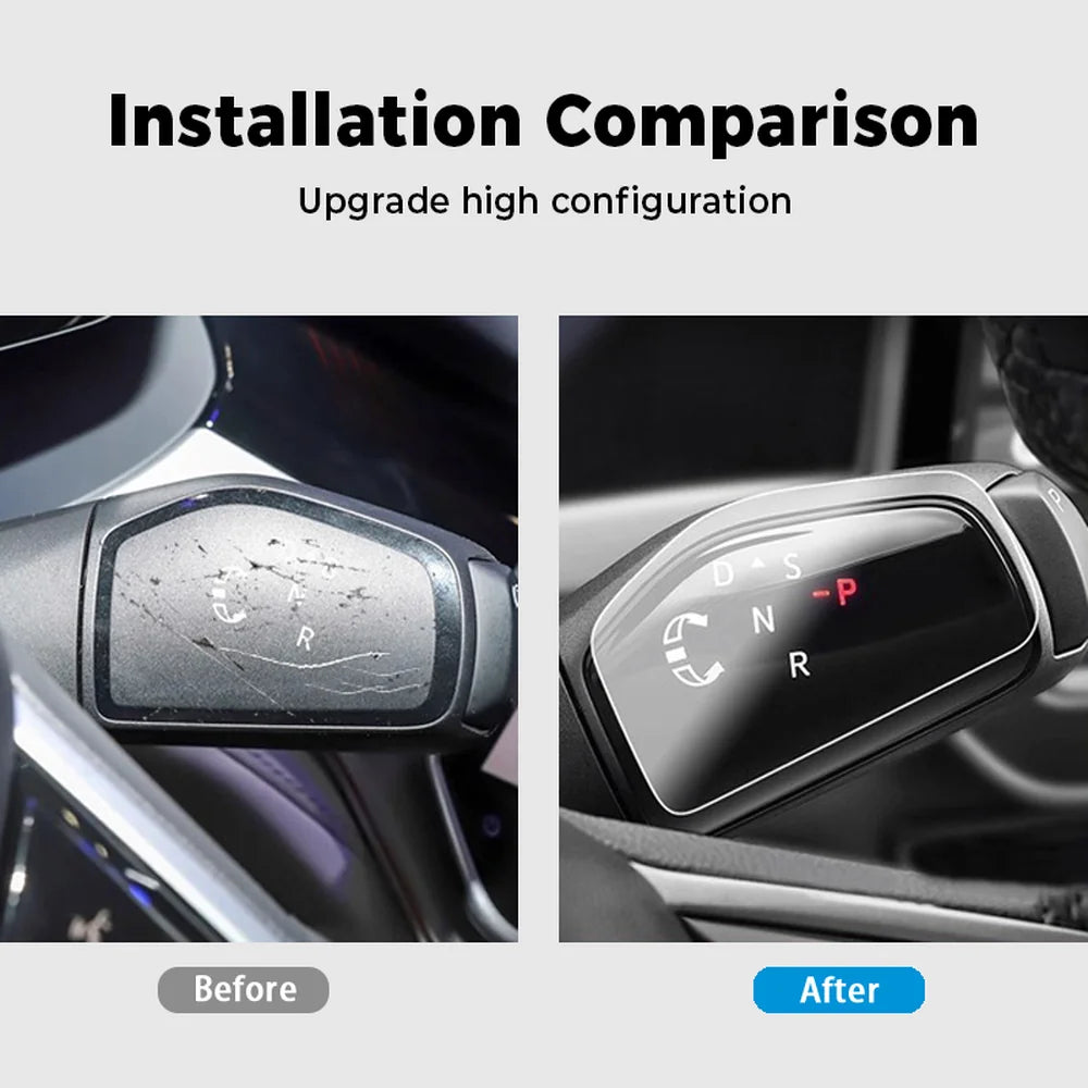 TPU Transparent PN Gear Shift Knob Protective Film For VW ID.4 2025 - Evooor