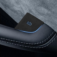 Tesla Alcantara Door Button Switch Cover Sticker 4 PCS For 2024 Model 3 Highland - Evooor