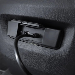ABS Rear Seat Charging Port USB Hole Anti-Clogging Protective Cover For VW ID.3 - Evooor