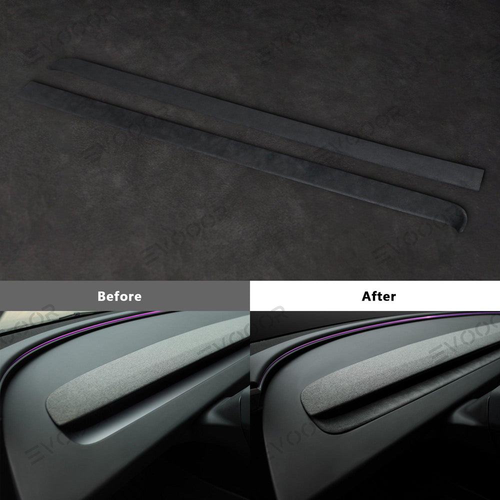 2024 Model 3 Highland Alcantara Dashboard Air Outlet Cover For Tesla - Evooor