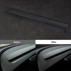 2024 Model 3 Highland Alcantara Dashboard Air Outlet Cover For Tesla - Evooor