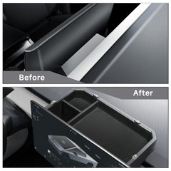 Upgraded Center Console Behind Screen Storage Box for Cybertruck - Evooor