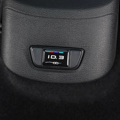 Alloy Rear Seat Charging Port USB Hole Anti-Clogging Protective Cover For VW ID.3 2021-2022 - Evooor