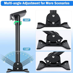 Durable Roof Pole Mount Kit for Starlink Gen 3 Satellite Dish Installation - Evooor