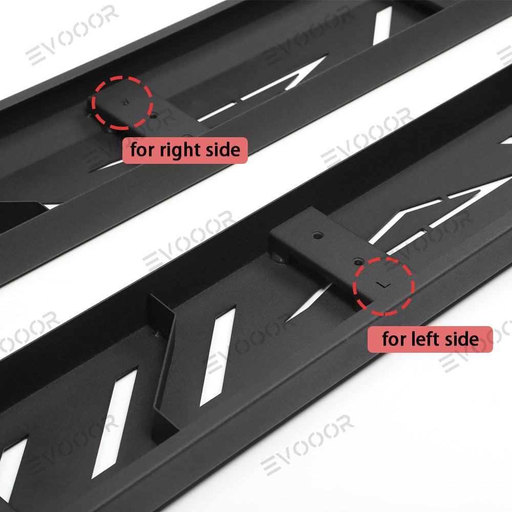 Running Boards Side Steps - Exterior Brackets Nerf Bars for Cybertruck - Evooor