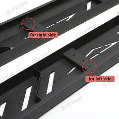 Running Boards Side Steps - Exterior Brackets Nerf Bars for Cybertruck - Evooor