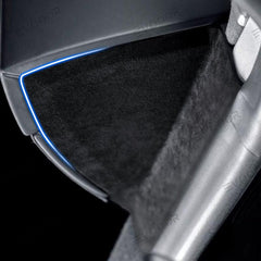 Tesla Alcantara Dashboard Sides Triangular Stickers 2 PCS For 2024 Model 3 Highland - Evooor