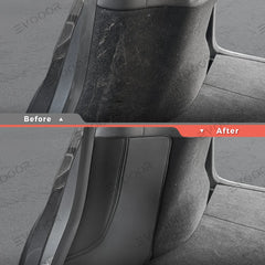 Napa Leather C-Pillar Protectors – Premium Protection for Tesla Model Y Juniper 2025+