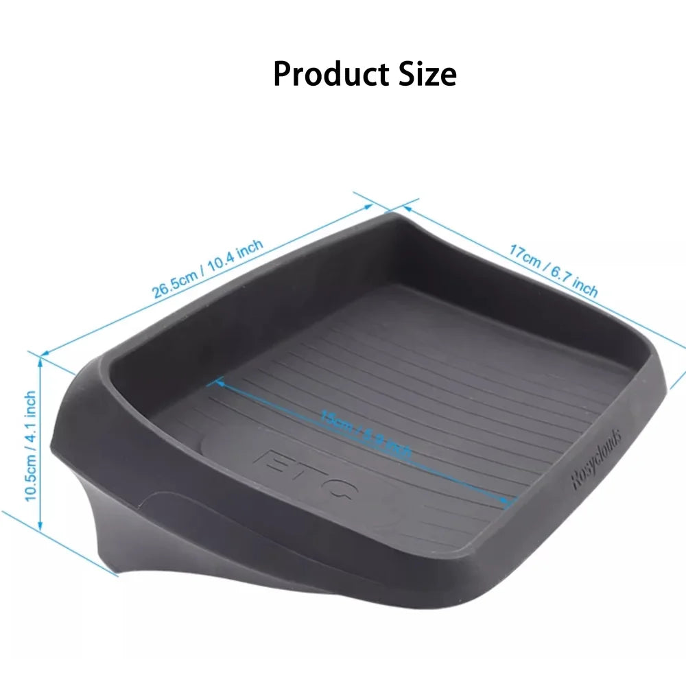 Silicone Rubber Dashboard Storage Box Organizer For VW ID.3 2021-2025 - Evooor