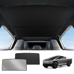 Split Nano Ice Crystal Glass Roof Sunshade for Cybertruck (2 PCS) - Evooor