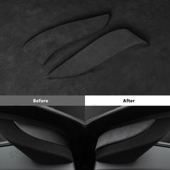 2024 Model 3 HighlandAlcantara Front Doors Triangle Trim Cover 2 PCS For Tesla - Evooor