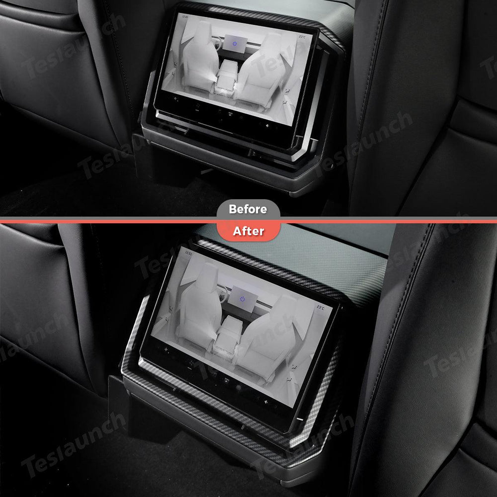 Carbon Fiber Style Rear Air Conditioning Vent Trim Cover for Tesla Cybertruck - Evooor