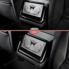 Carbon Fiber Style Rear Air Conditioning Vent Trim Cover for Tesla Cybertruck - Evooor