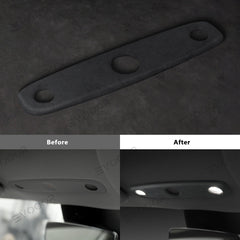 2024 Tesla Model 3 Highland Alcantara Front Reading Light Cover - Evooor