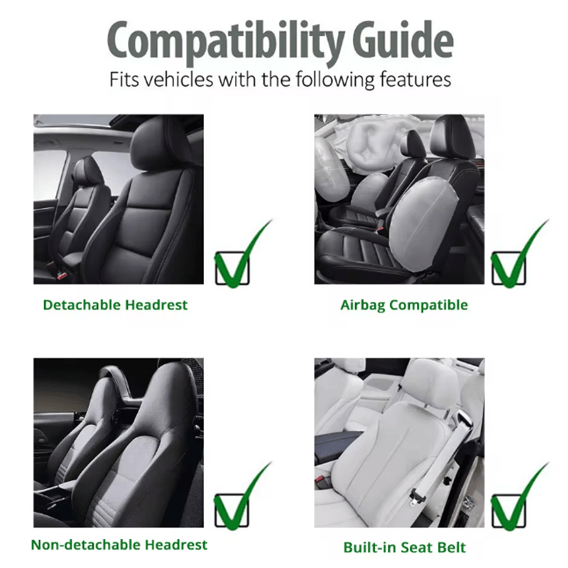 Waterproof Neoprene Seat Protector - Universal Fit for Car Seats - Anti-Skid Technology - Evooor