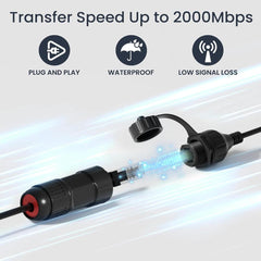 High-Speed Ethernet RJ45 Adapter for Starlink Gen 3/Mini with Improved Connectivity - Evooor