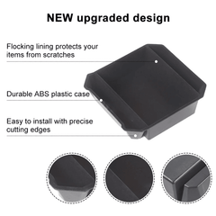 OEM Flocking Center Console Organizer Storage Box for Tesla Cybertruck - Evooor