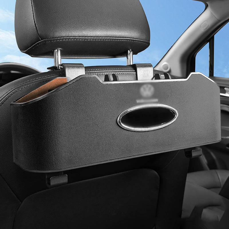 Alcantara Seat Back Multi-functional Storage Box For VW ID.4 2024-2025 - Evooor