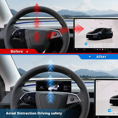 8.9'' Wireless CarPlay & Android Auto HUD for Tesla Model 3 Highland / Model Y Juniper - Evooor
