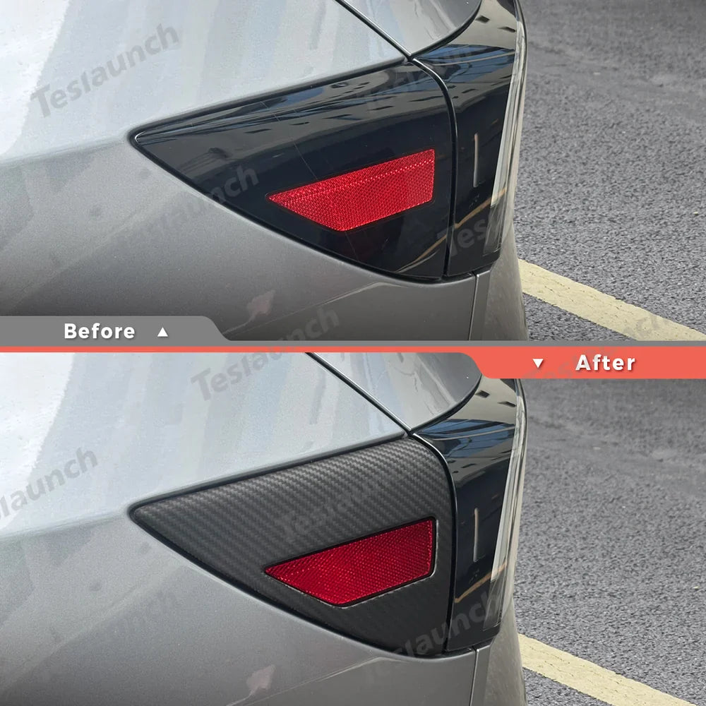 Premium Carbon Fiber Charging Port Cover for Tesla Model Y - Compatible with Juniper 2025 and Beyond - Evooor
