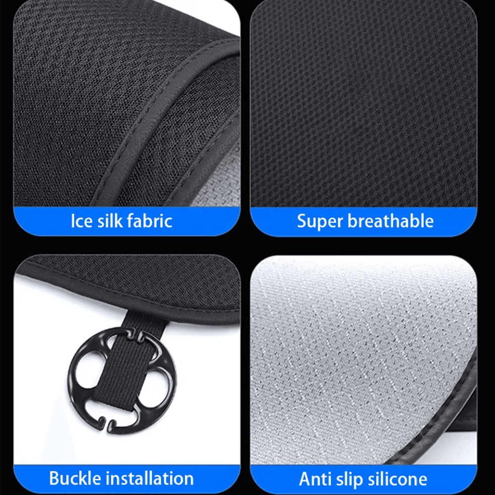 Premium Cooling Car Seat Cushion for Tesla Model 3/Y - Ultra Breathable Ice Silk Technology - Evooor