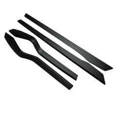 High-Quality Carbon Fiber Interior Door Panel Accents Set for Tesla Model X - Enhance Your Car's Look! - Evooor