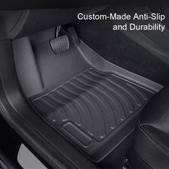 2024 Model 3 Highland All-Weather Floor Mats Full Set Trunk Mat Cargo Mat Frunk Cargo Liner for Tesla - Evooor