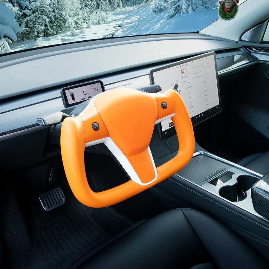 Enhanced EVOOOR Gen 2 Yoke Steering Wheel for Tesla Model 3 and Model Y - Evooor