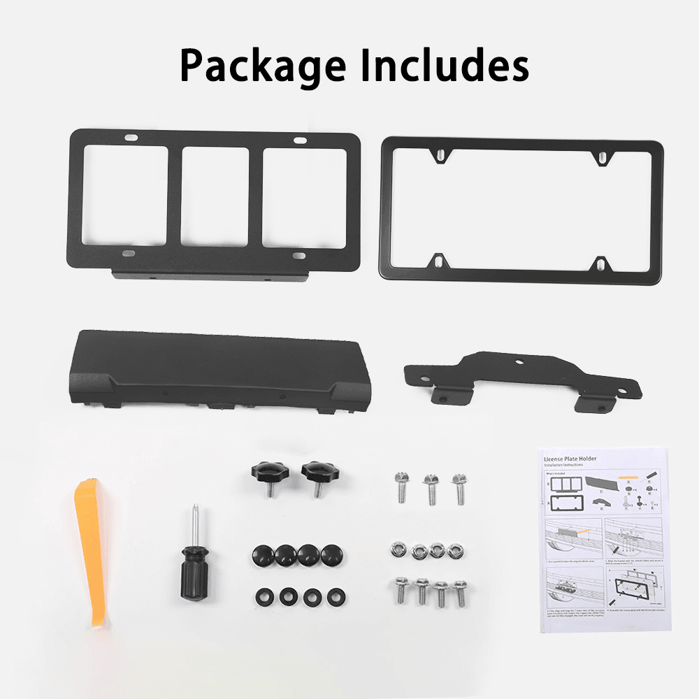 No-Drill Front License Plate Holder for Cybertruck - Evooor