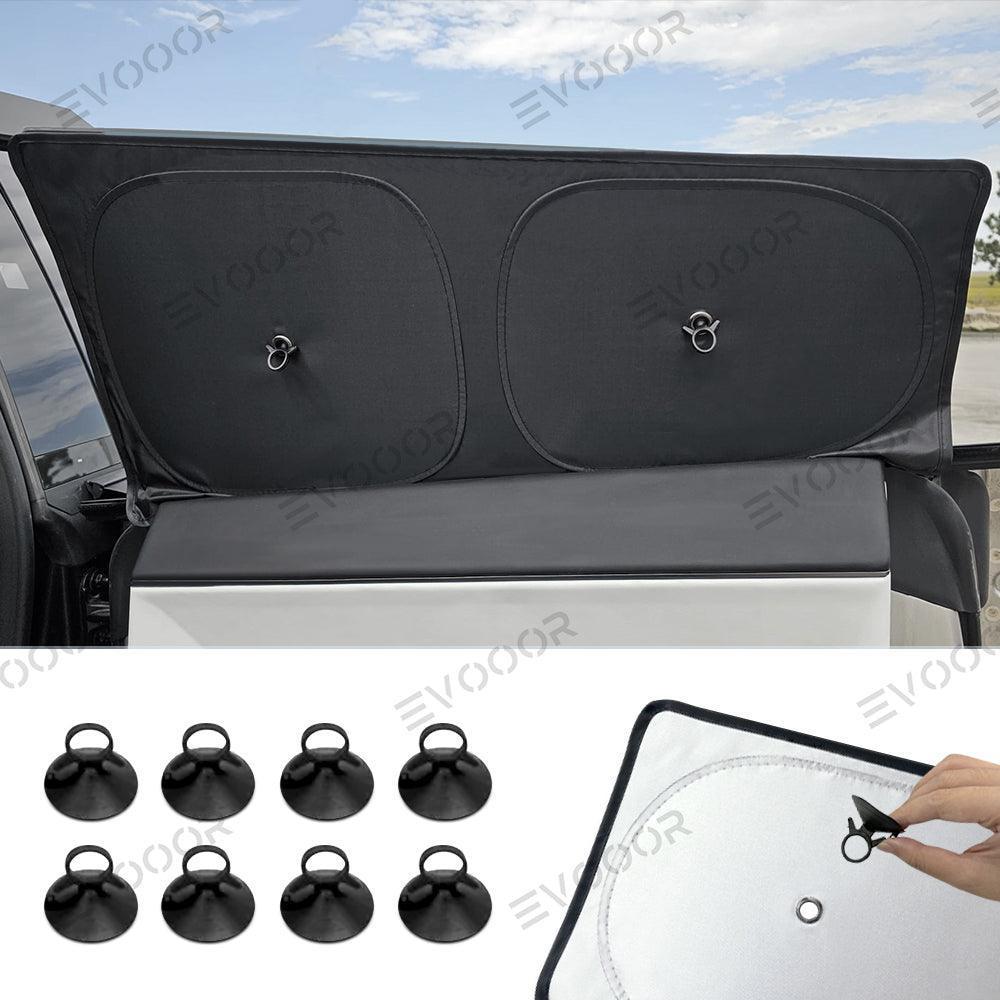 Privacy & Thermal Insulation Window Sunshade Sun Visor Curtains for Cybertruck - Evooor
