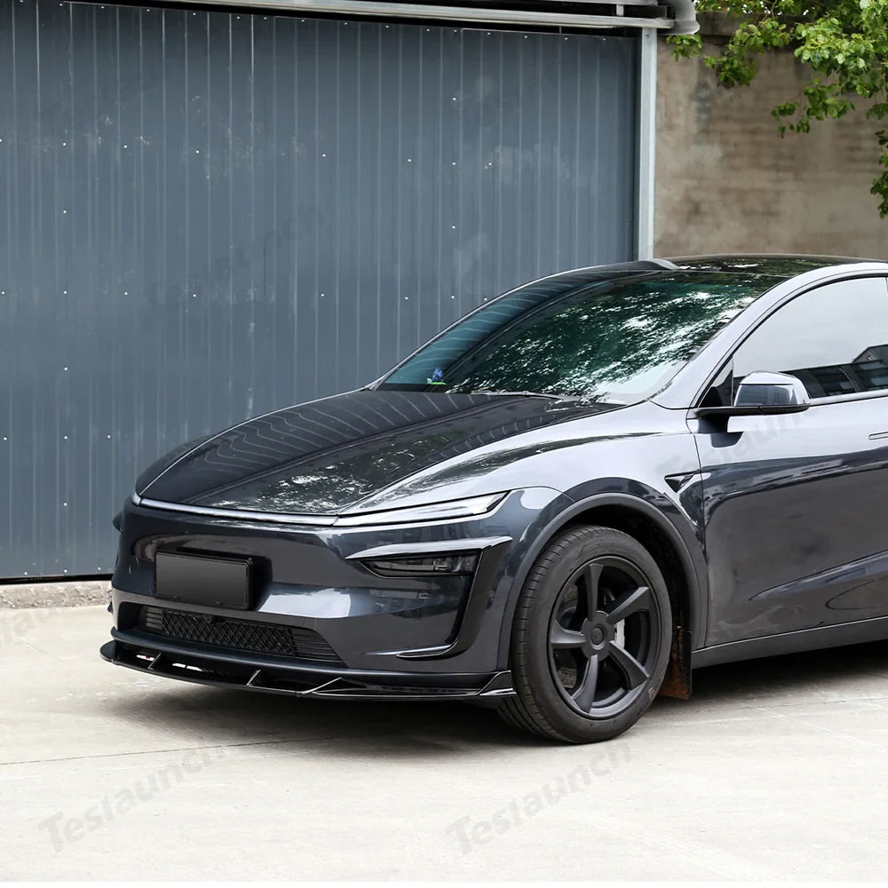 Front Spoiler Kit with Fog Light Accent for Tesla Model Y - Enhanced Aero Dynamics - Evooor