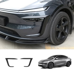 Front Spoiler Kit with Fog Light Accent for Tesla Model Y - Enhanced Aero Dynamics - Evooor
