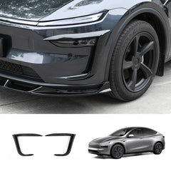 Front Spoiler Kit with Fog Light Accent for Tesla Model Y - Enhanced Aero Dynamics - Evooor