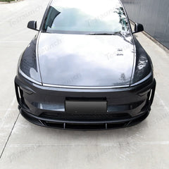 Front Spoiler Kit with Fog Light Accent for Tesla Model Y - Enhanced Aero Dynamics - Evooor