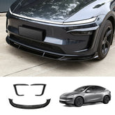 Front Spoiler Kit with Fog Light Accent for Tesla Model Y - Enhanced Aero Dynamics - Evooor