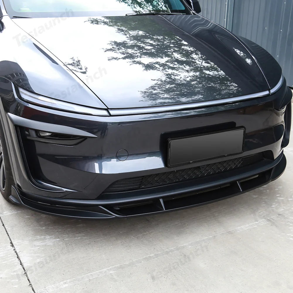 Front Spoiler Kit with Fog Light Accent for Tesla Model Y - Enhanced Aero Dynamics - Evooor