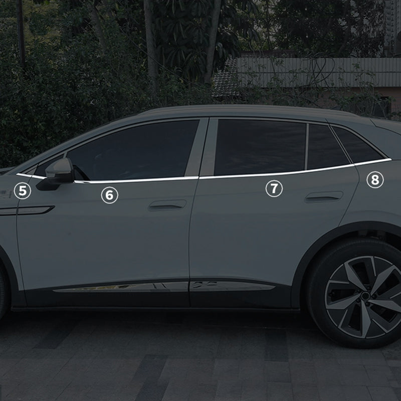 Stainless Steel Body Side/Window Trim Molding For VW ID.4 2021-2025 - Evooor