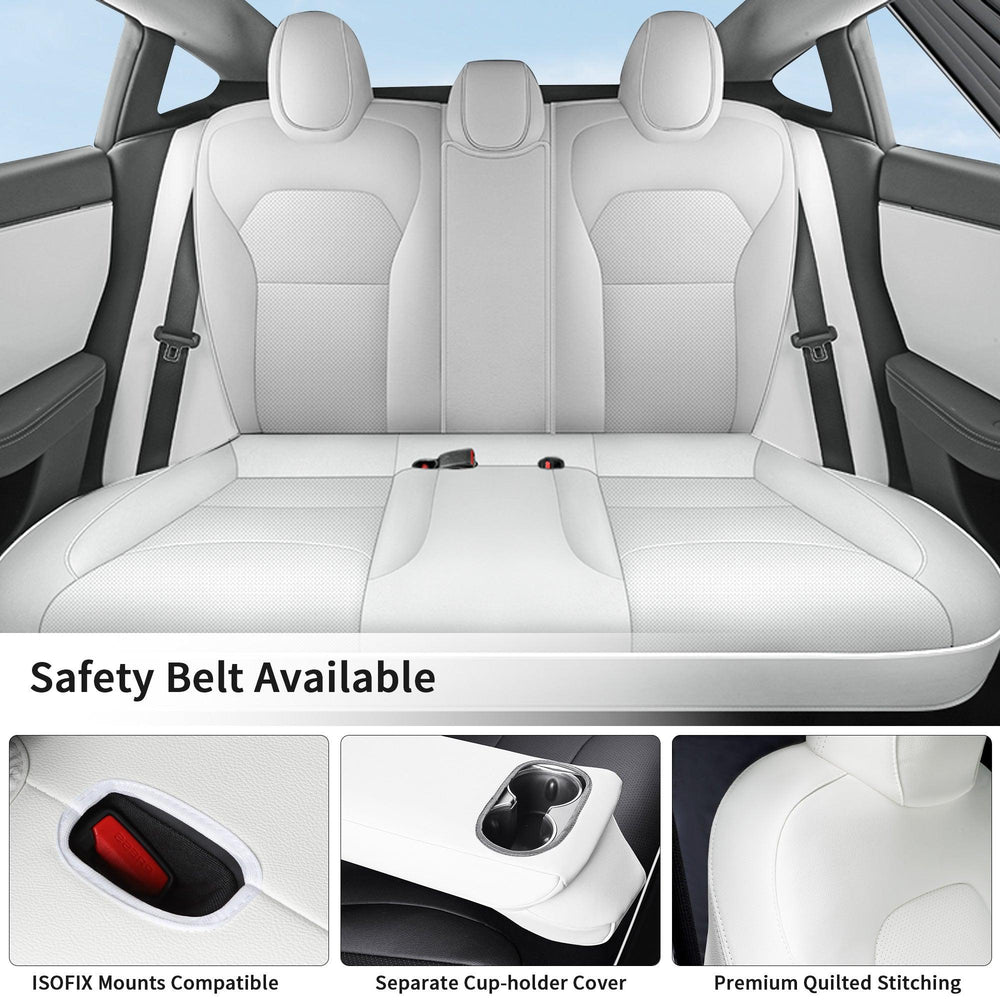 Luxury Highland Seat Cover for 2024+ Tesla Model 3 - Complete Protection and Style! - Evooor