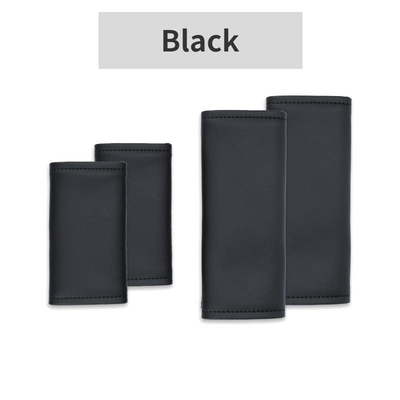 Set of 4 Tesla Model 3/Y Leather Door Handle Guards - Interior Protection Kit - Evooor