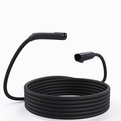 Electric Vehicle Charging Extension Cable with Convenient One-Button Switch for Tesla Models 3, Y, S, X - 16 Feet Length - Evooor
