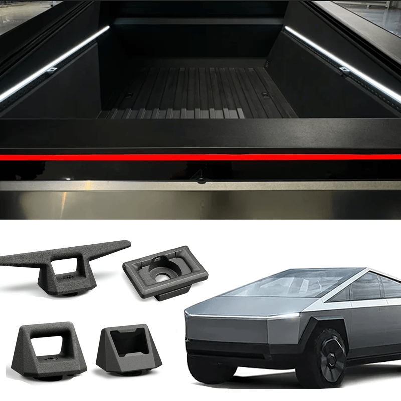 Rear Trunk L-Track Equipment Multi-Function Kit for Cybertruck - Evooor