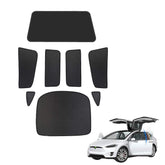 Whole Car Window & Sunroof Covercraft Dense Mesh Sunshade Kit (8 pcs) for Tesla Model X(2015-2020) Car Accesories - Evooor