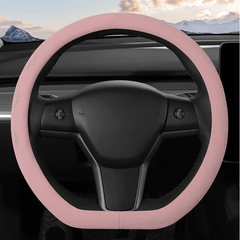 Model 3/Y Alcantara Ultra Thin Sweat Absorbing Steering Wheel Cover for Tesla - Evooor