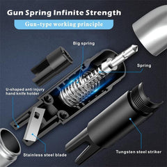 Tesla Model 3/Y/X/S Mini Emergency Car Hammer- Window Breaker - Evooor