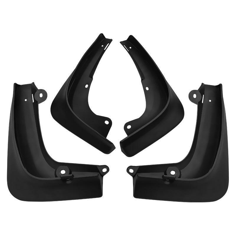Premium Custom Mud Flaps Set for Tesla Model S 2016-2020 - Front and Rear Mudguards (4 Pieces) - Evooor