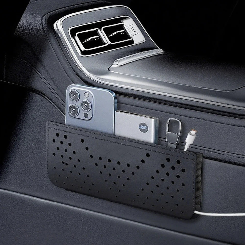 Leather Multifunctional Storage Bag For VW ID.3 2021-2025 - Evooor